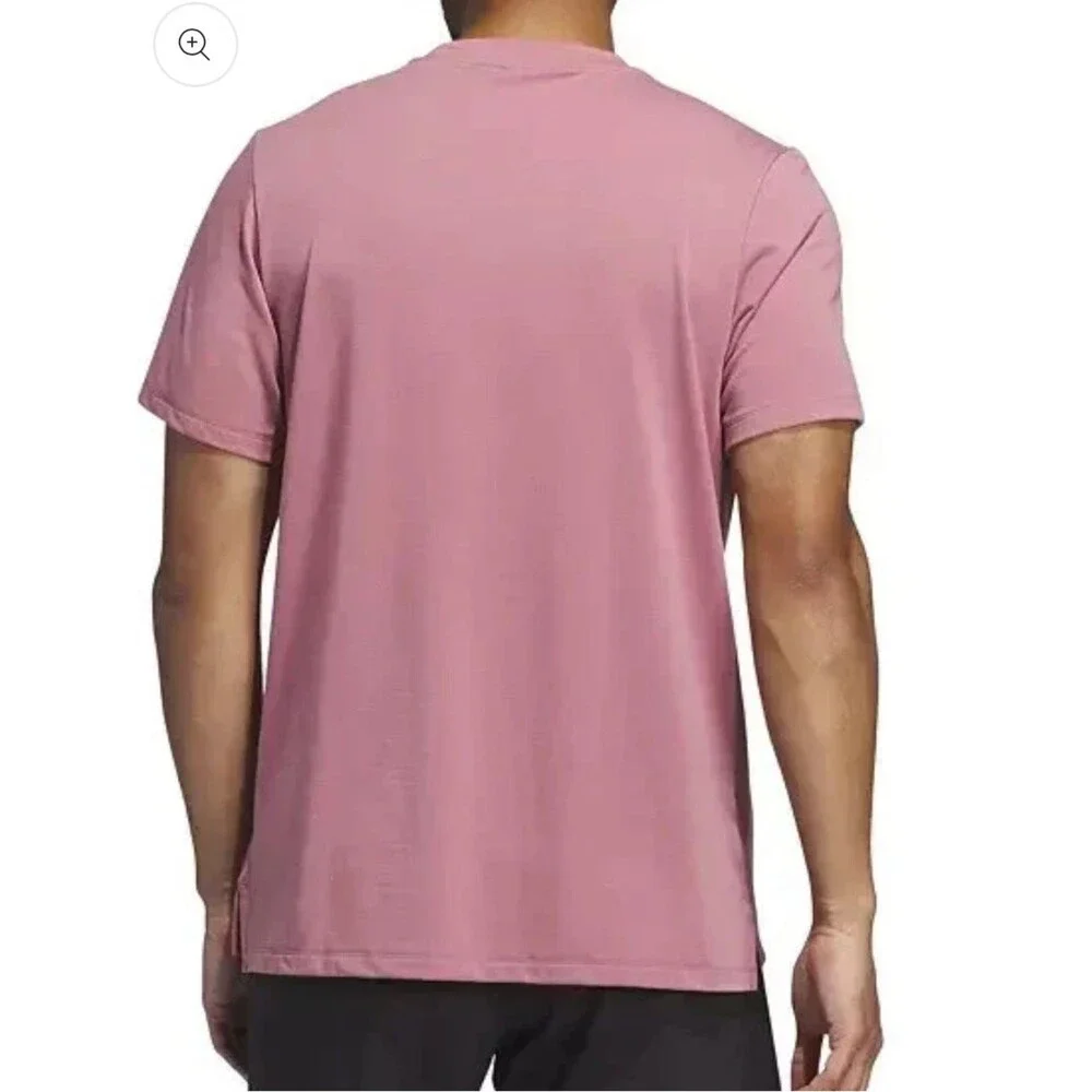 NEW Adidas Men’s Axis Tee Training Active Preloved Crimson Size 2XL